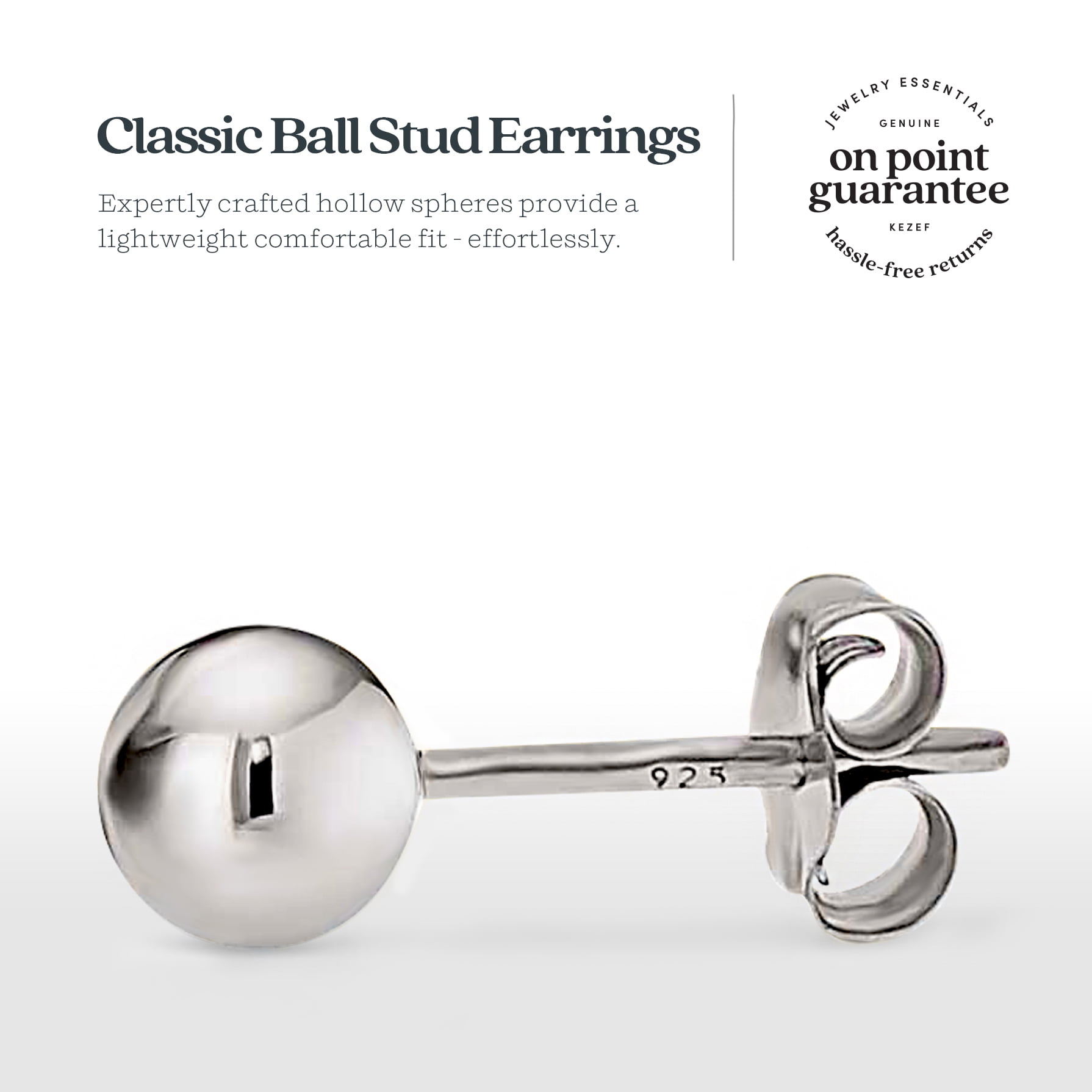 Buy Miami Jewellery Boys/Men's Piercing Stainless Steel Silver Metal Stud  Earrings (BALI-154) at Amazon.in